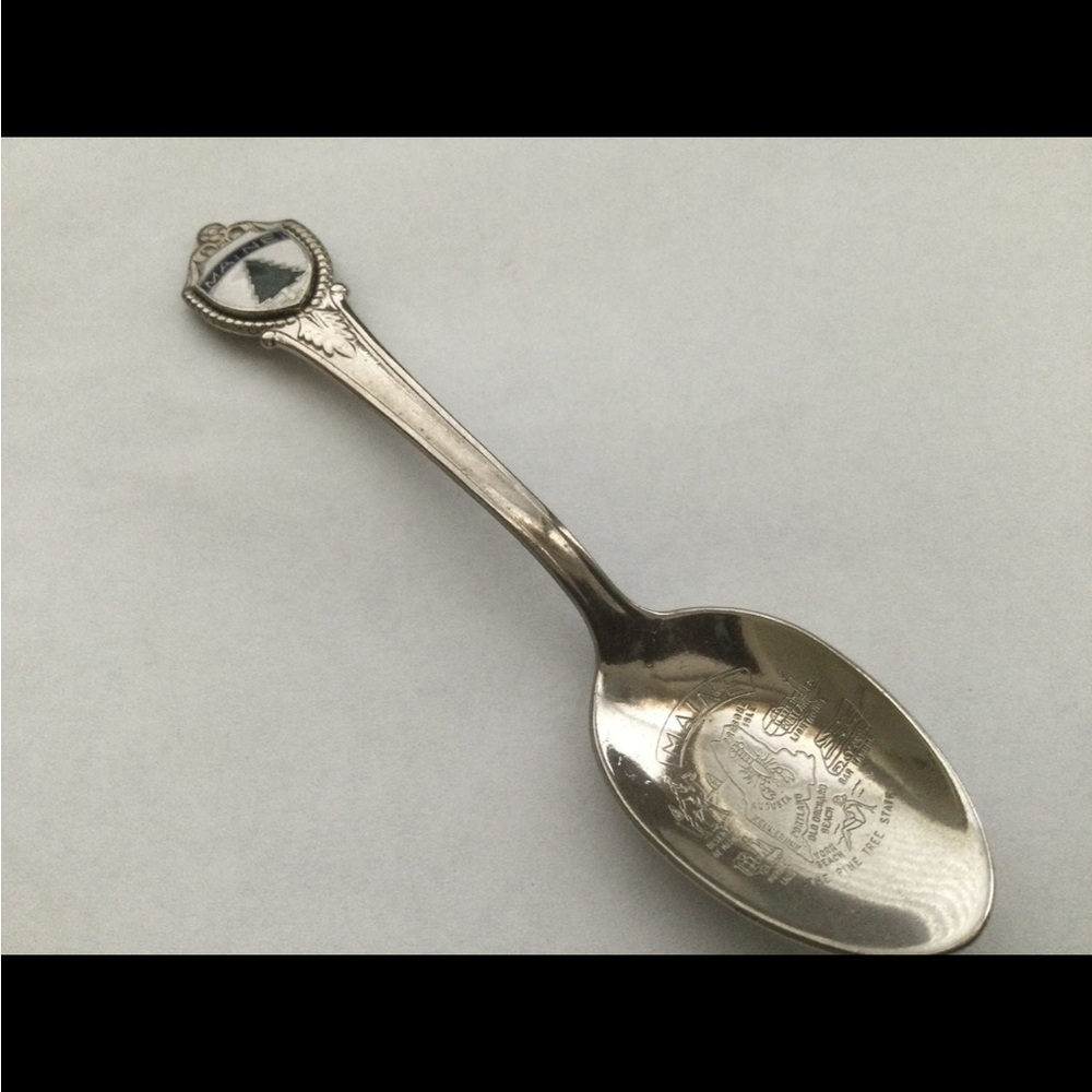 Maine State Souvenir Small Spoon